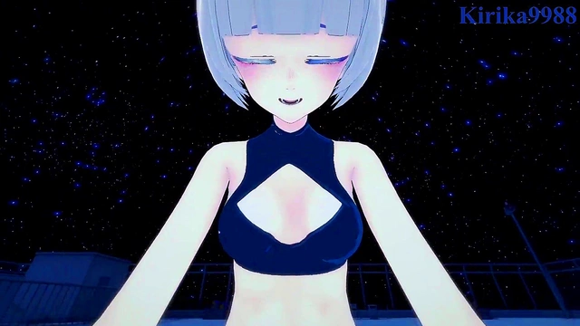 nazuna nanakusa seduces in sexy outfit for intense 3d hentai teens creampied