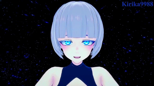 nazuna nanakusa seduces in sexy outfit for intense 3d hentai teens creampied