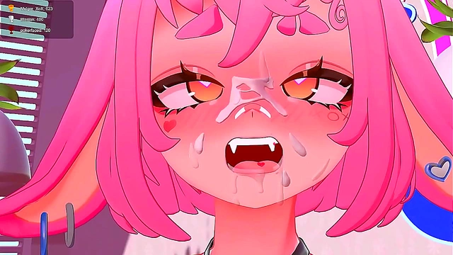 Bunny VTuber Gets Fucked Hard During Intense VR Workout Session