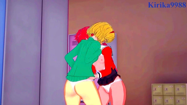 Hikaru, Umi, and Fuu's Intense Lesbian Play in Magic Knight Rayearth 3D Anime