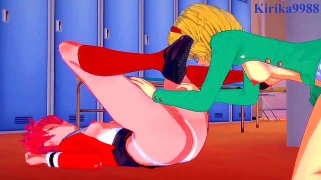 Hikaru, Umi, and Fuu's Intense Lesbian Play in Magic Knight Rayearth 3D Anime