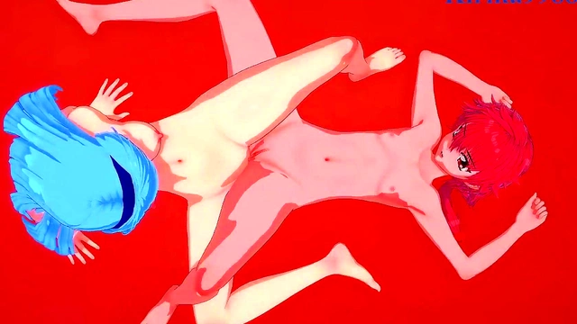 Hikaru, Umi, and Fuu's Intense Lesbian Play in Magic Knight Rayearth 3D Anime