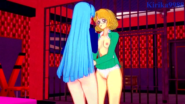 Hikaru, Umi, and Fuu's Intense Lesbian Play in Magic Knight Rayearth 3D Anime