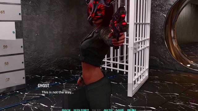 Spider Saves Busty Teen in Erogame With Giant Tits & Huge Cock Action