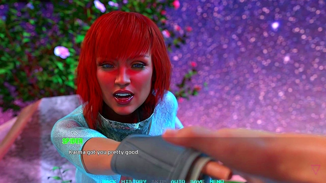 Spider Saves Busty Teen in Erogame With Giant Tits & Huge Cock Action