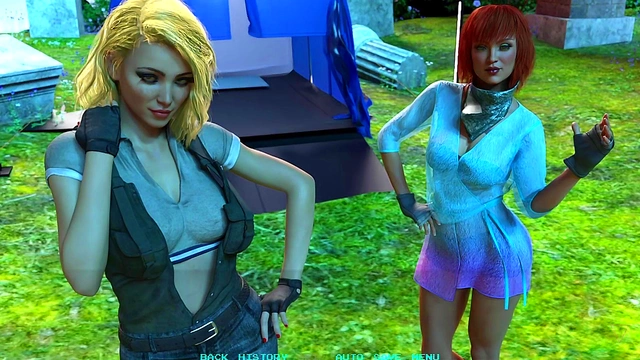 Spider Saves Busty Teen in Erogame With Giant Tits & Huge Cock Action