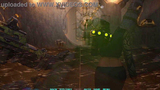 Spider Saves Busty Teen in Erogame With Giant Tits & Huge Cock Action