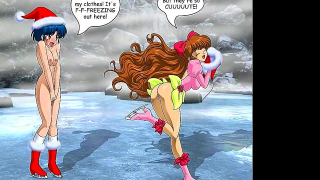 Christmas Pinup Slideshow Featuring Ranma 1/2 Girls In Festive Outfits