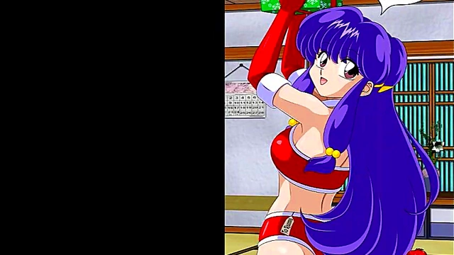Christmas Pinup Slideshow Featuring Ranma 1/2 Girls In Festive Outfits