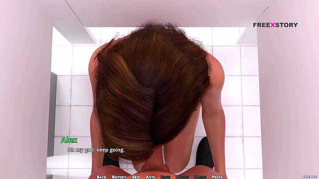 Aubrey & Chloe Give Alex Mind-Blowing Blowjob In College Kings 3D Anime Game