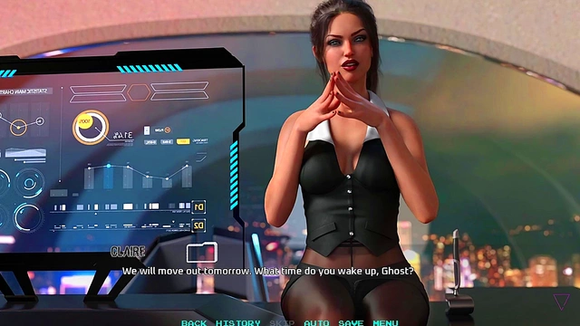 Hot Busty Asian Hacker Craves Huge Cock & Explosive Blowjob in 3D Hentai Game