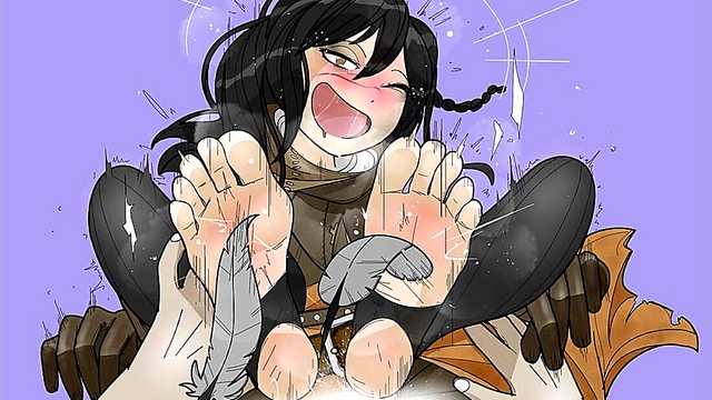 Barefoot Anime Girls Get Tickled And Tantalized In Sexy Fetish Fun