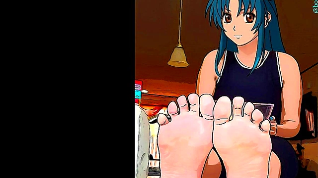 Barefoot Anime Girls Get Tickled And Tantalized In Sexy Fetish Fun