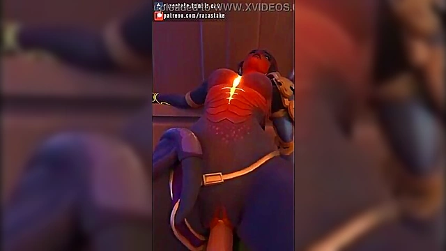 Hot 3D Space Girl Masturbates With BBC In Smooth Cartoon Action