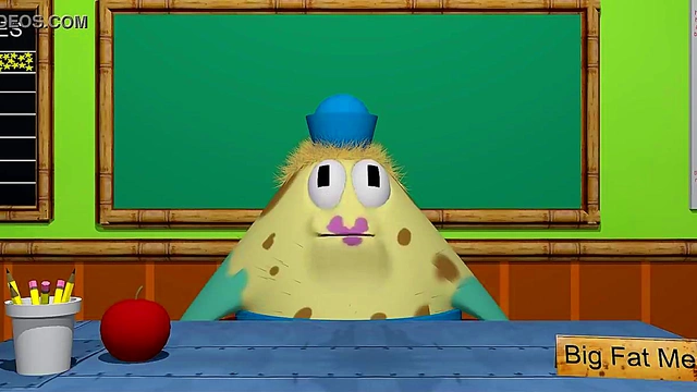 SpongeBob, Patrick Star & Mrs. Puff Threesome at Driving School Anal Fun