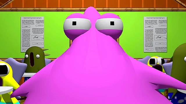 SpongeBob, Patrick Star & Mrs. Puff Threesome at Driving School Anal Fun