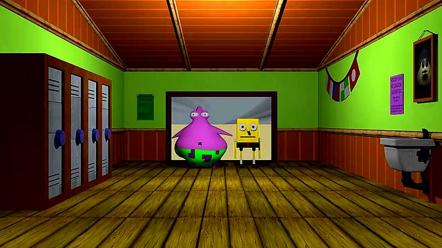 SpongeBob, Patrick Star & Mrs. Puff Threesome at Driving School Anal Fun