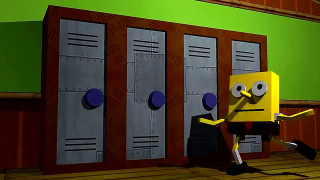 SpongeBob, Patrick Star & Mrs. Puff Threesome at Driving School Anal Fun