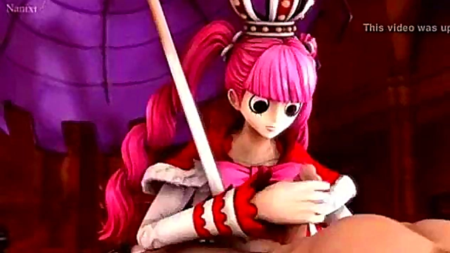 Perona from One Piece Gives Intense Handjob in 3D Hentai Anime