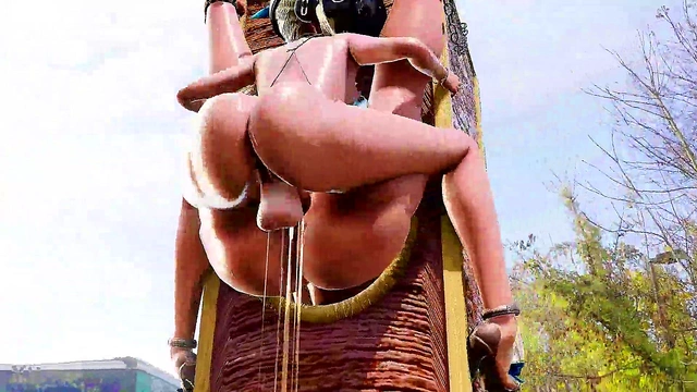 Hot Blonde Futanari With Big Tits & Ass Bangs Hard For Creampie Orgasm