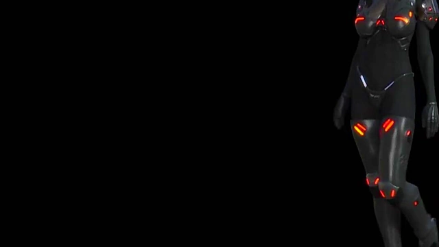 Big-Busted Anime Babe Shows Off Her Curves in 3D Animated Walk