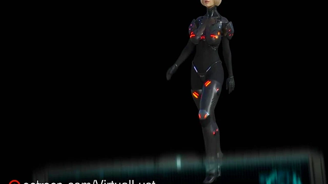 Big-Busted Anime Babe Shows Off Her Curves in 3D Animated Walk