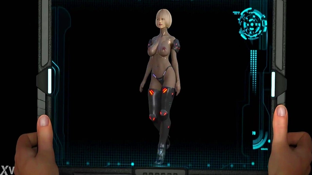 Big-Busted Anime Babe Shows Off Her Curves in 3D Animated Walk