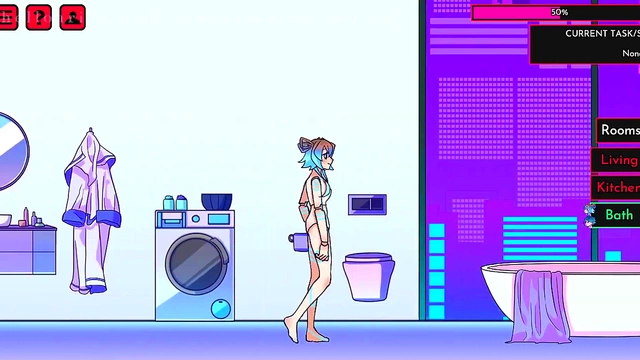 Cute Anime Babe Seduces in Erotic Neon Fantasy for Hot Hentai Action