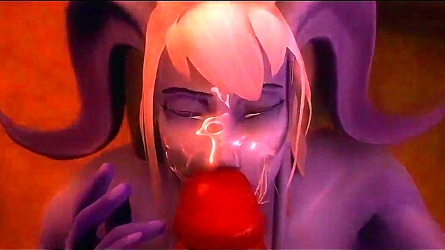 Dark Elf Milf Gangbanged by Big Dicks for Facial and Creampie Orgasm