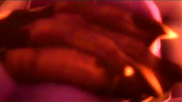 Dark Elf Milf Gangbanged by Big Dicks for Facial and Creampie Orgasm