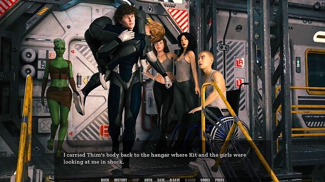 Petite Blonde Cries for Intimate Moments with Huge-Cock Alien in 3D Hentai Game