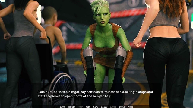 Petite Blonde Cries for Intimate Moments with Huge-Cock Alien in 3D Hentai Game