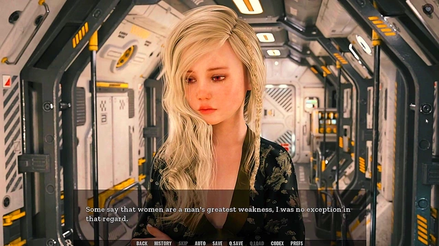Petite Blonde Cries for Intimate Moments with Huge-Cock Alien in 3D Hentai Game