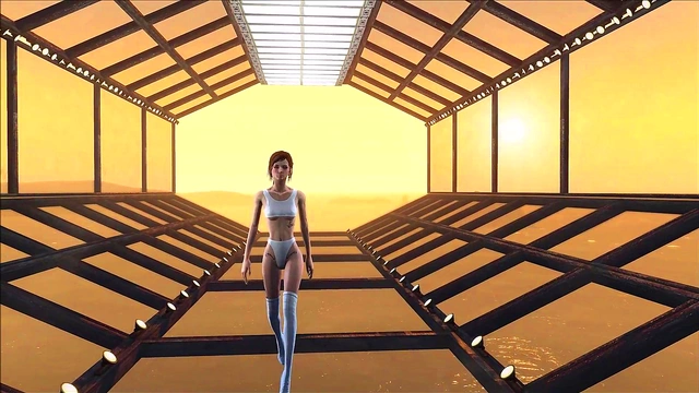 Cute Brunette Anime Chick Shows Off Fallout 4 Fashion In Sexy Style