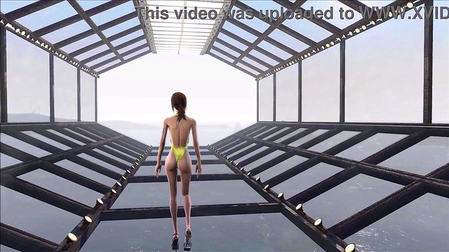 Cute Brunette Anime Chick Shows Off Fallout 4 Fashion In Sexy Style