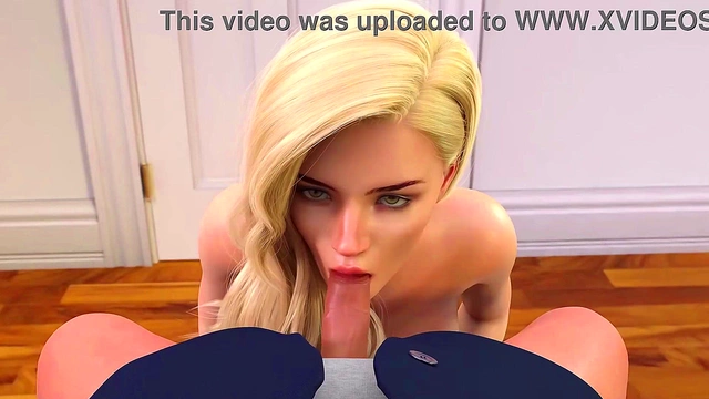 Chloe Gives Mind-Blowing Blowjob To Alex In College Kings 3D Anime Game