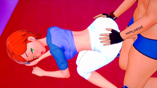 Redhead Gwen Takes Big Cock in Love Hotel for Doggy Style Cumshot Delight