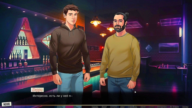 Horny Big-Bosomed Slut Rides Dick Roughly in Romantic Hentai Game Scene