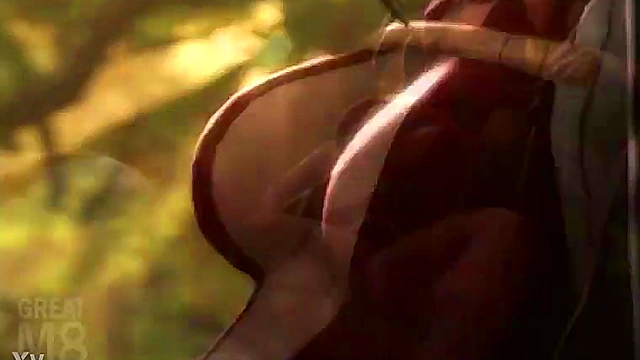 Momo Yaoyorozu Trains with Todoroki & Tokoyami in Hot BnHA SFM Group Scene