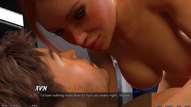 Redhead Stranded In Space Rides Huge Cock For Massive 3D Creampie Bukkake