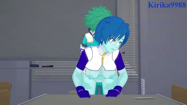 My Hero Academia – Toru & Kaoruko Seduce Izuku for Intense 3D Hentai Action