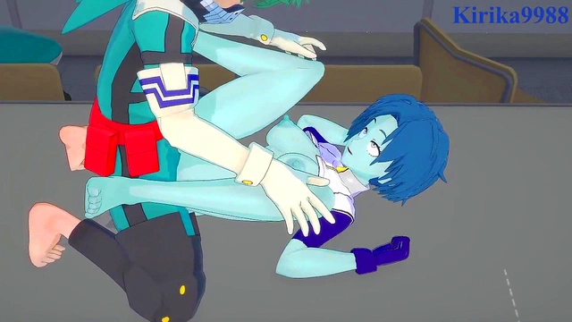 My Hero Academia – Toru & Kaoruko Seduce Izuku for Intense 3D Hentai Action