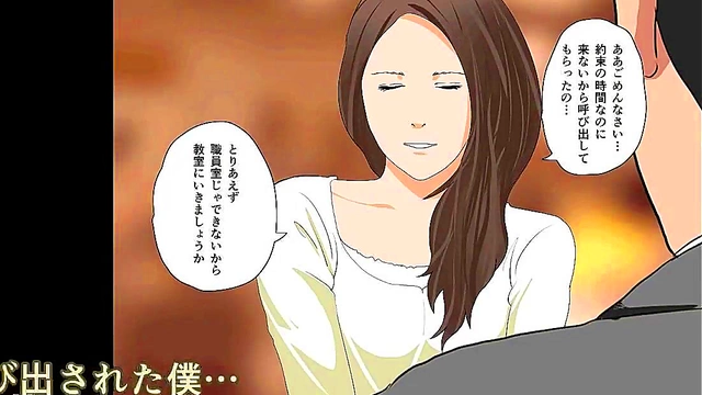 Hypnotized Anime Schoolgirl Seduces Teacher for Naughty Lessons