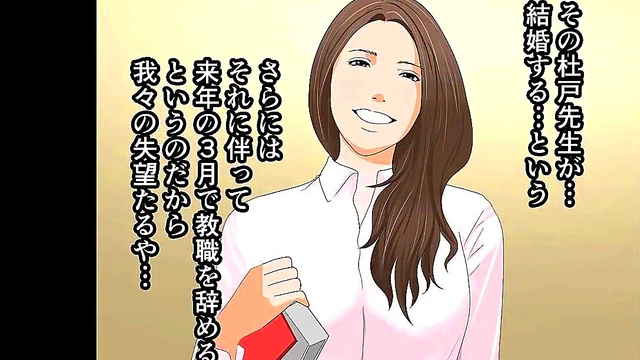 Hypnotized Anime Schoolgirl Seduces Teacher for Naughty Lessons