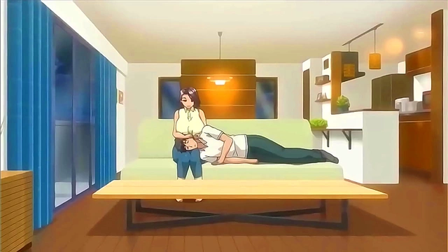 Horny MILF Wife Fucks Stranger for Anime Hentai Blowjob & CreampieCumshot