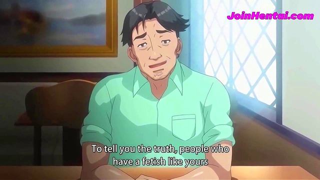 Horny MILF Wife Fucks Stranger for Anime Hentai Blowjob & CreampieCumshot