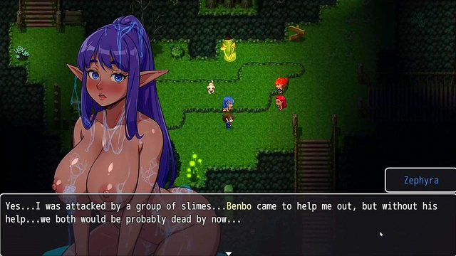 Cute Busty Anime Girl Exposes Wet Pussy After Falling in Bathtub