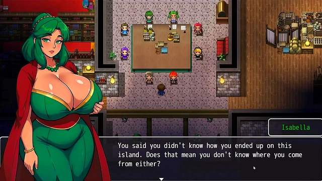 Cute Busty Anime Girl Exposes Wet Pussy After Falling in Bathtub