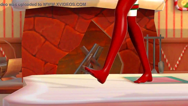 Cute Miku Gives Hot Christmas Blowjob & Toy Play In R18 Hentai Fun