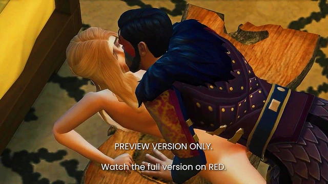 Mighty Viking Seduces in 3D Hentai for Steamy Sims 4-Inspired Sex Scene